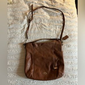 Coach leather crossbody bag